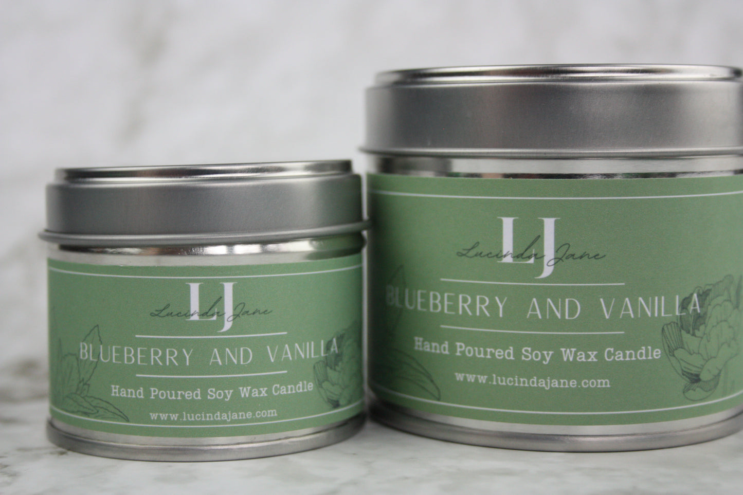 Blueberry and Vanilla Soy Candle