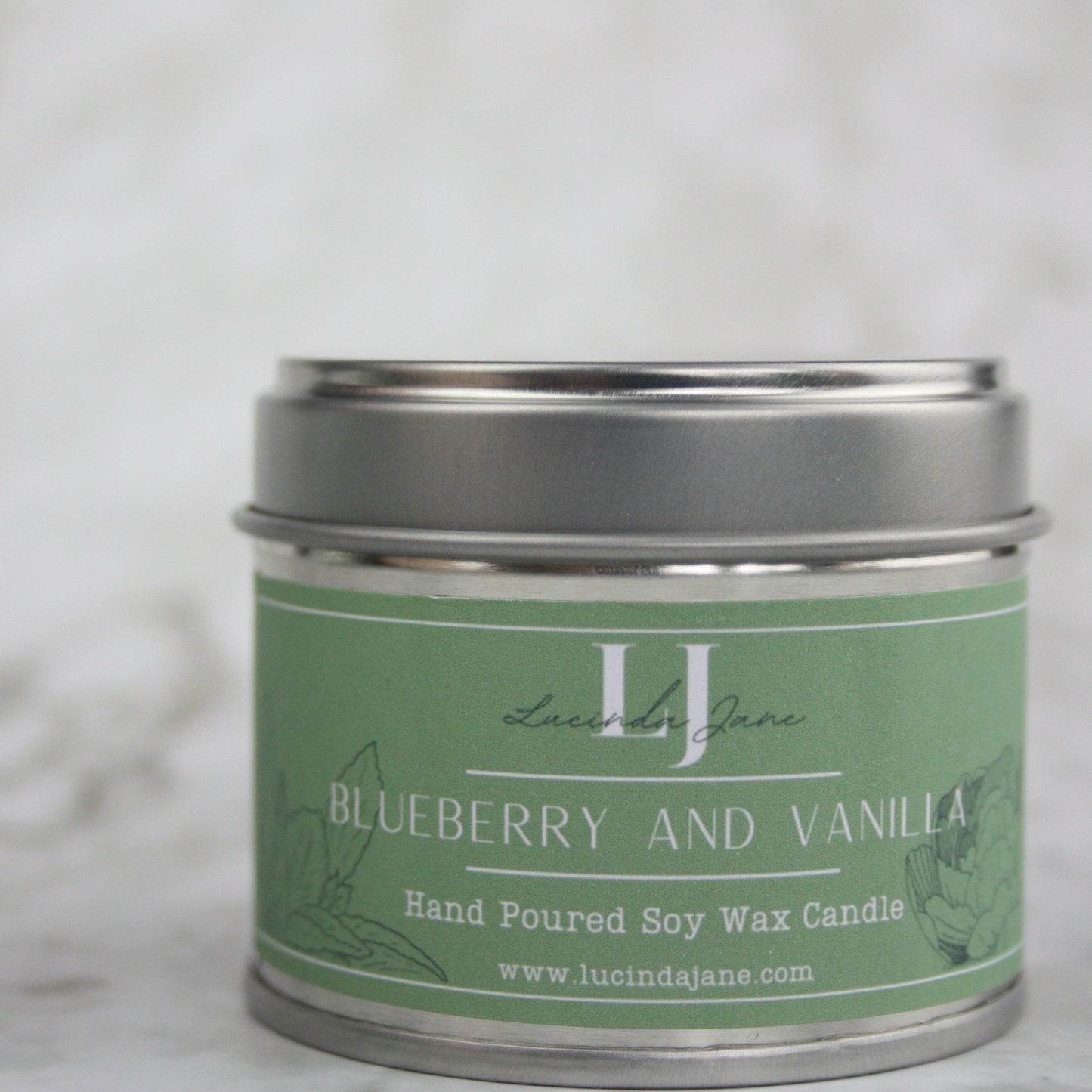 Blueberry and Vanilla Soy Candle