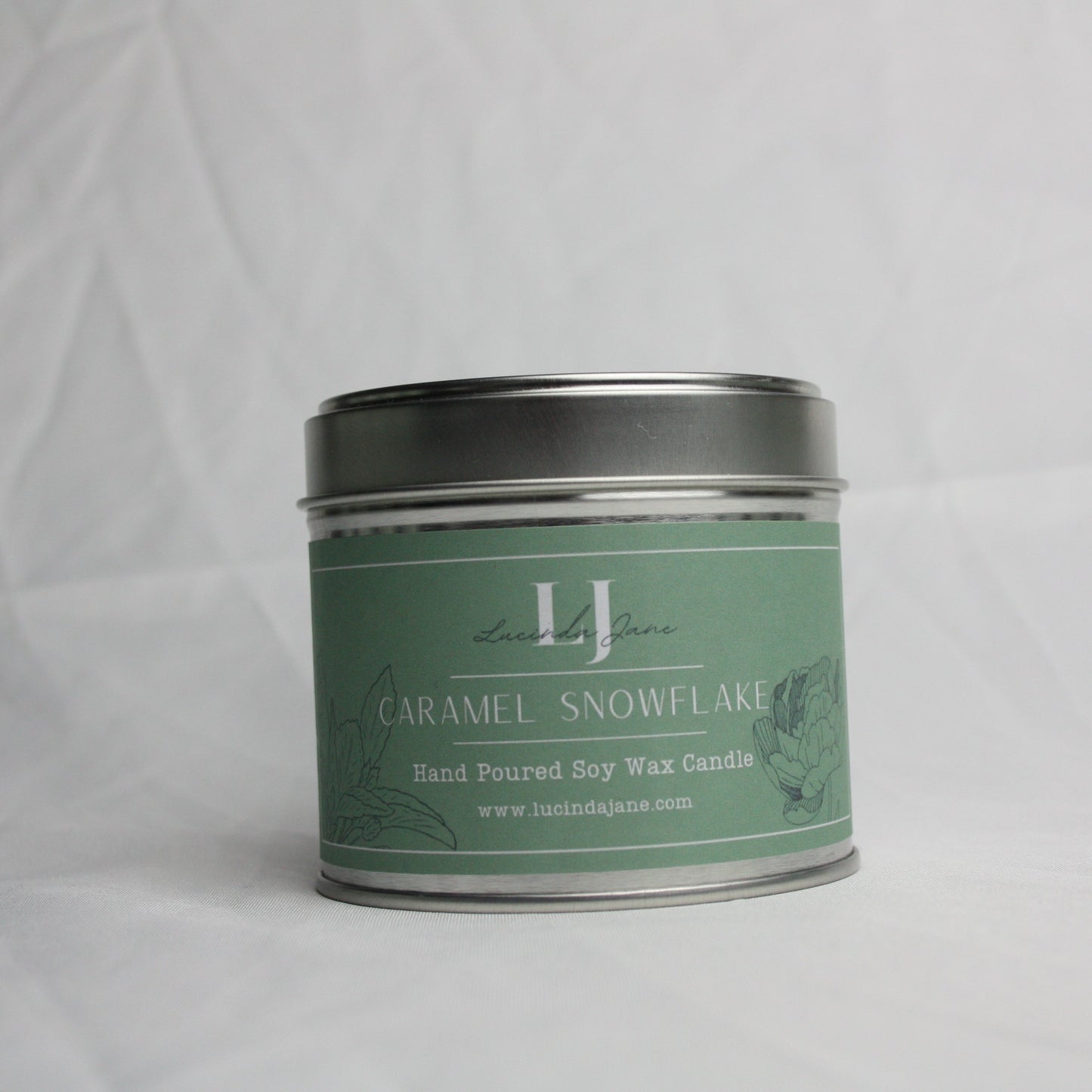 Caramel Snowflake Soy Candle