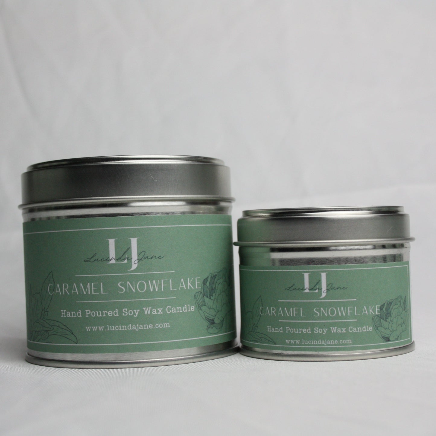 Caramel Snowflake Soy Candle