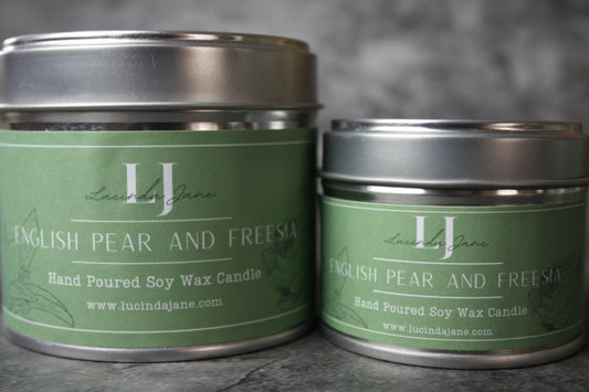 English Pear and Freesia Soy Candle