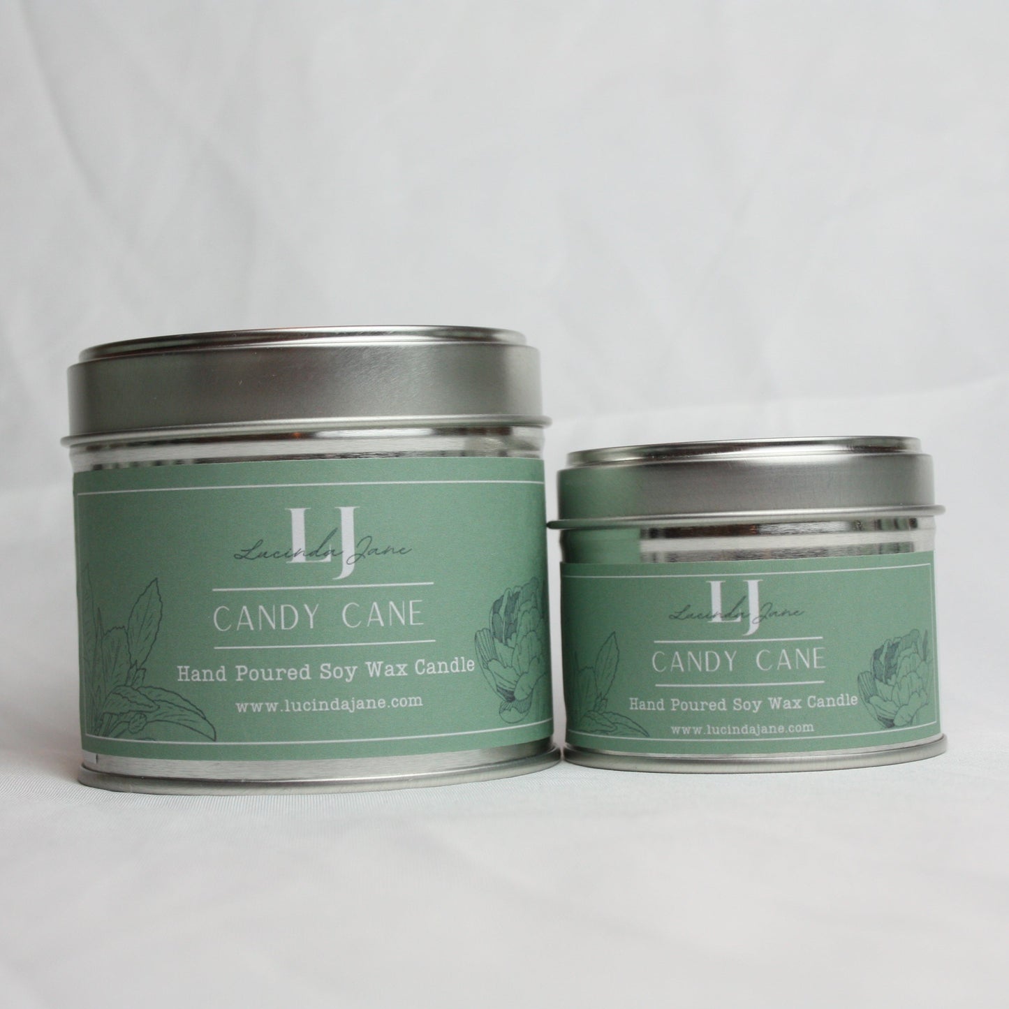 Candy Cane Soy Candle