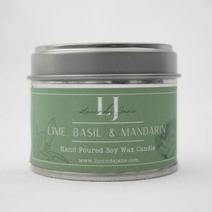 Lime, Basil & Mandarin Soy Candle