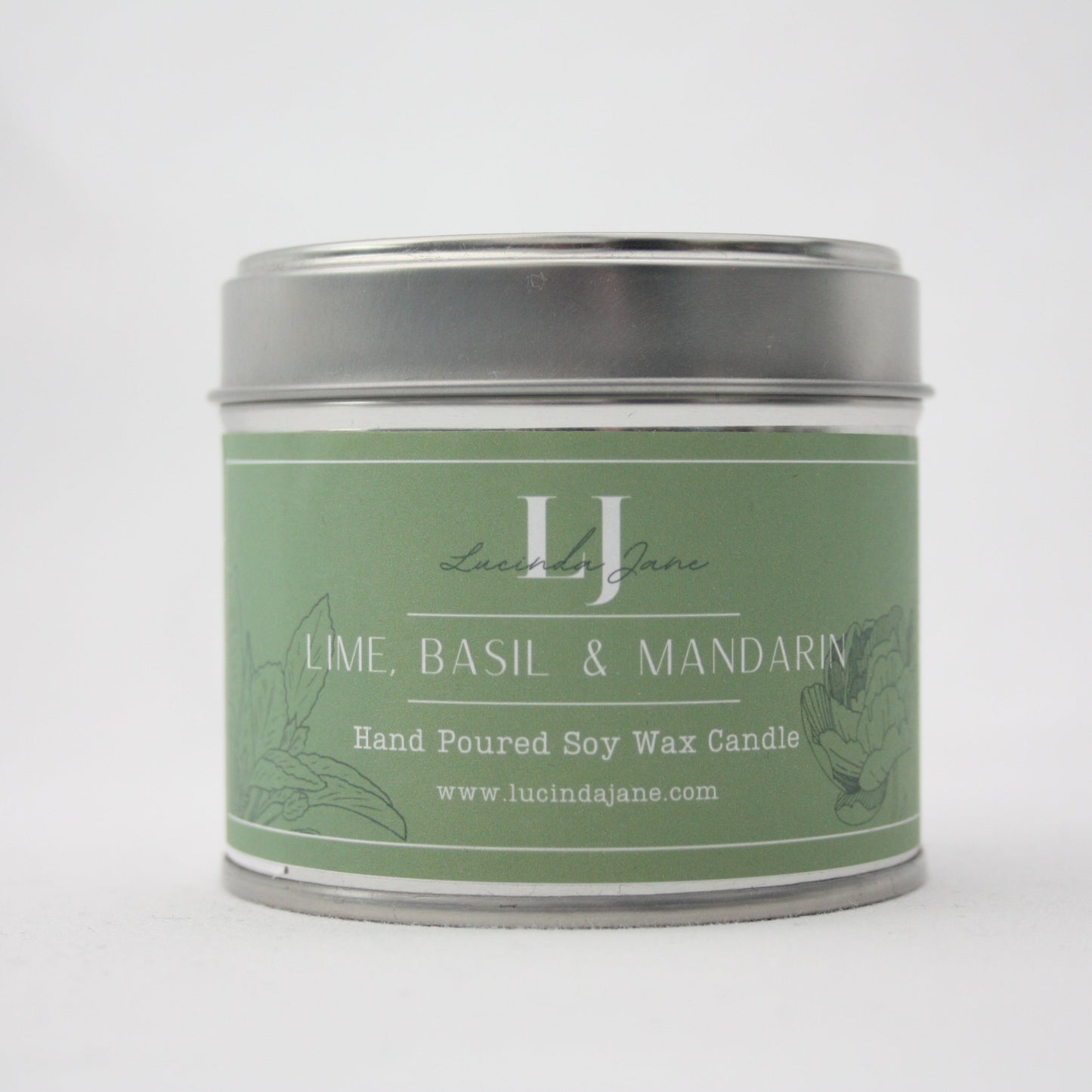 Lime, Basil & Mandarin Soy Candle