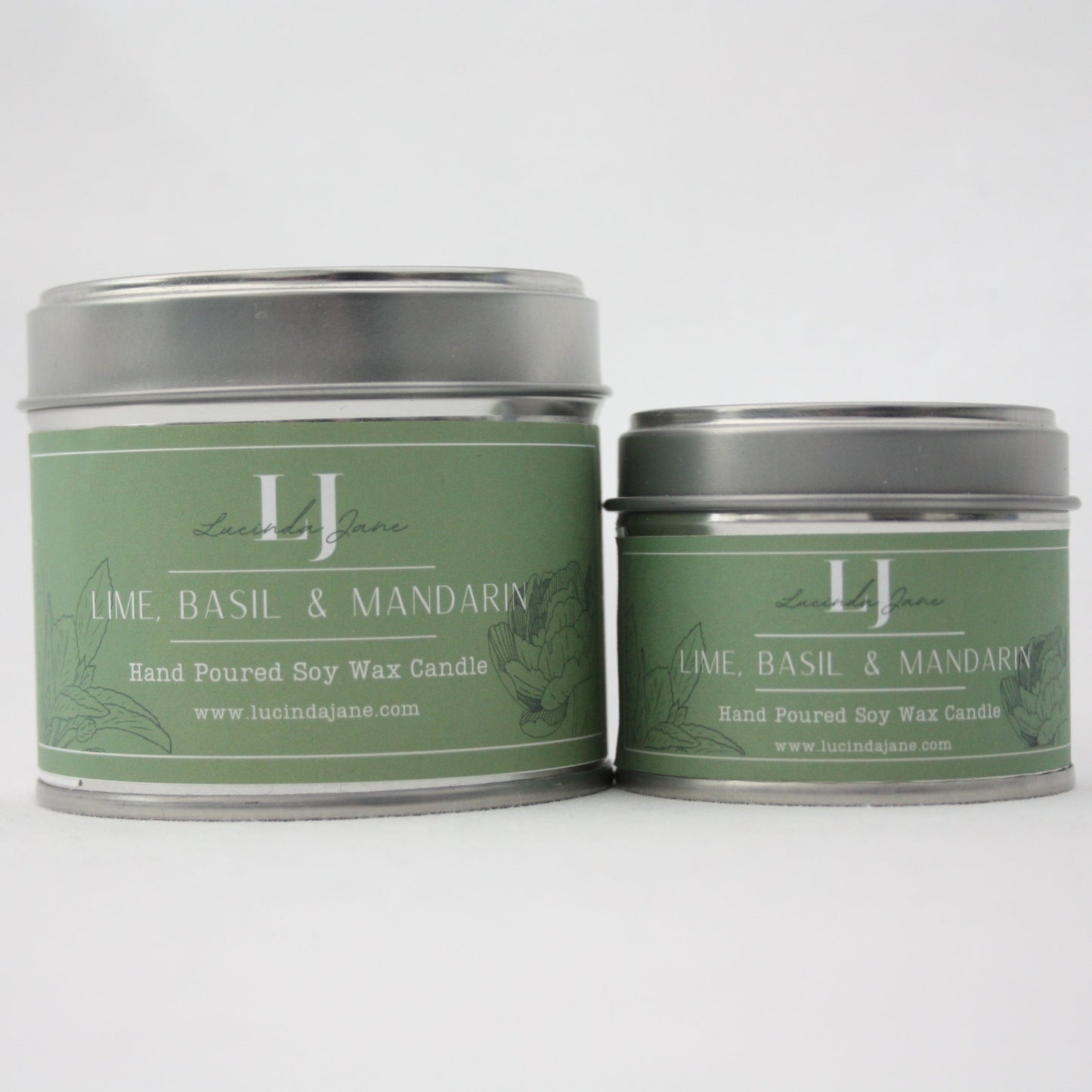 Lime, Basil & Mandarin Soy Candle