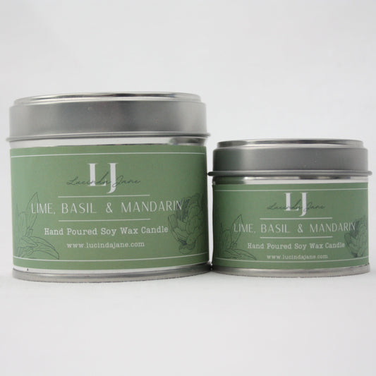 Lime, Basil & Mandarin Soy Candle